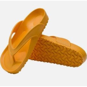 Birkenstock Honolulu Eva Zinnia Sandals Mens Size 13 Yellow Thong Slip On